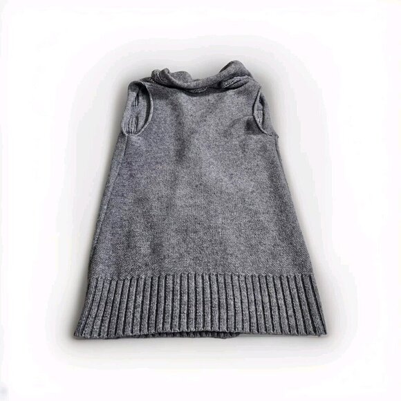 Mercer & Madison Cardigan Vest Women 1X Gray Pockets Chunky Knit Alpaca Blend - Picture 10 of 14